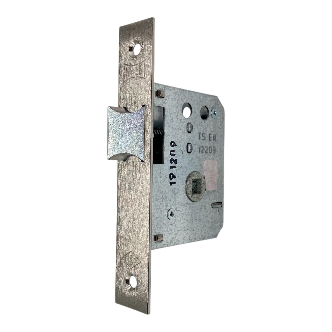 Замковый механизм врезной для межкомнатных дверей Kale 251 Kut Nikel (310049)