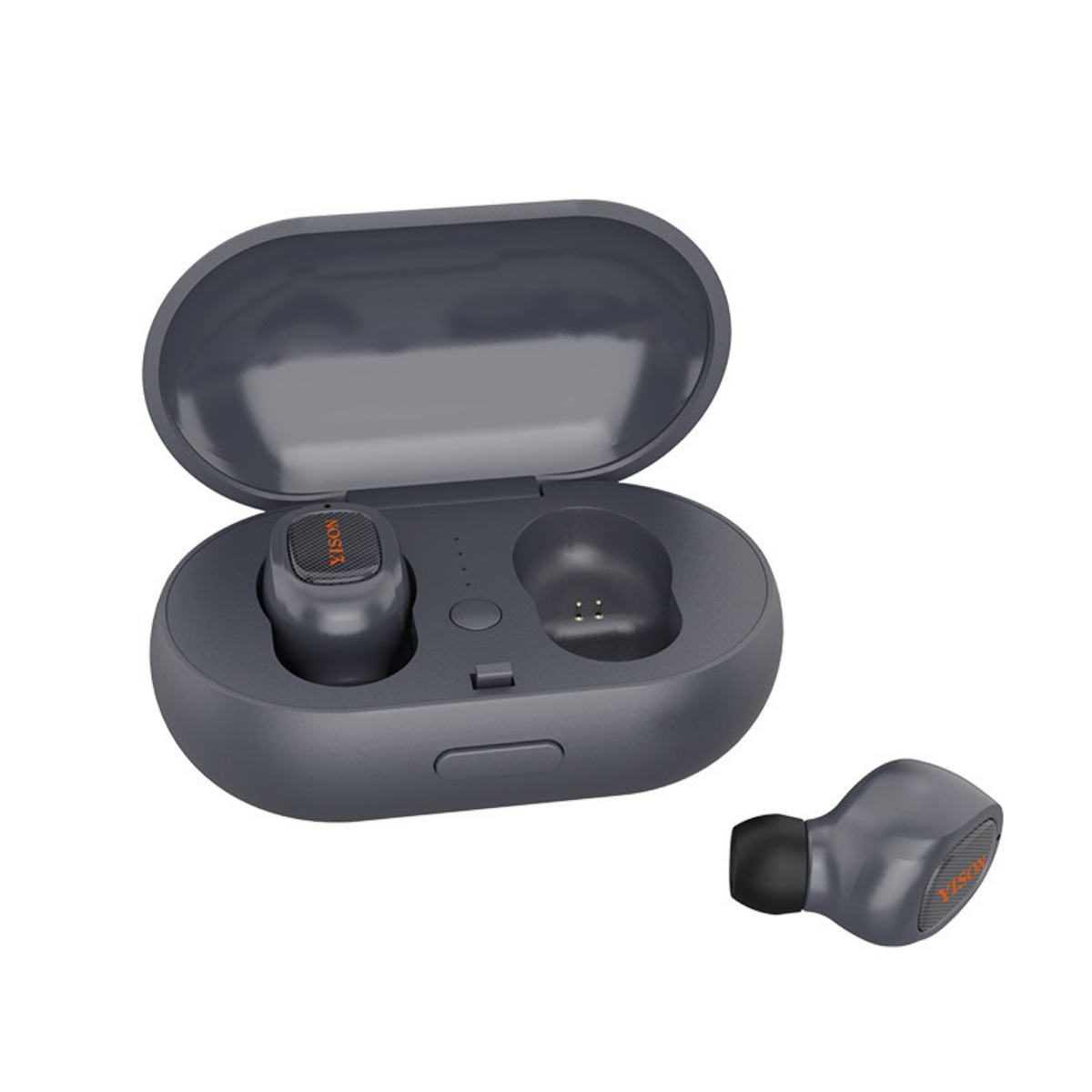 Наушники беспроводные Celebrat T1 Wireless TWS Grey