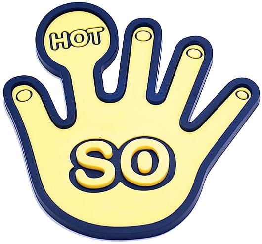 Підставка під гаряче Fissman Yellow Hand 17x15 см силіконова (FN-7049) Підставка під гаряче Fissman Yellow Hand 17x15 см силіконова (FN-7049)