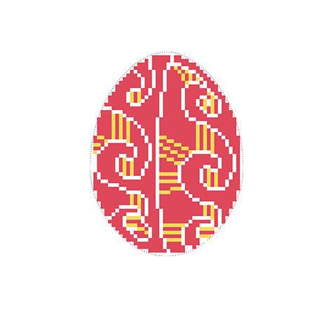 Схема сшитая пасхальная игрушка для вышивки бисером и нитками на ткани (ТР345аБ) Схема сшитая пасхальная игрушка для вышивки бисером и нитками на ткани (ТР345аБ)