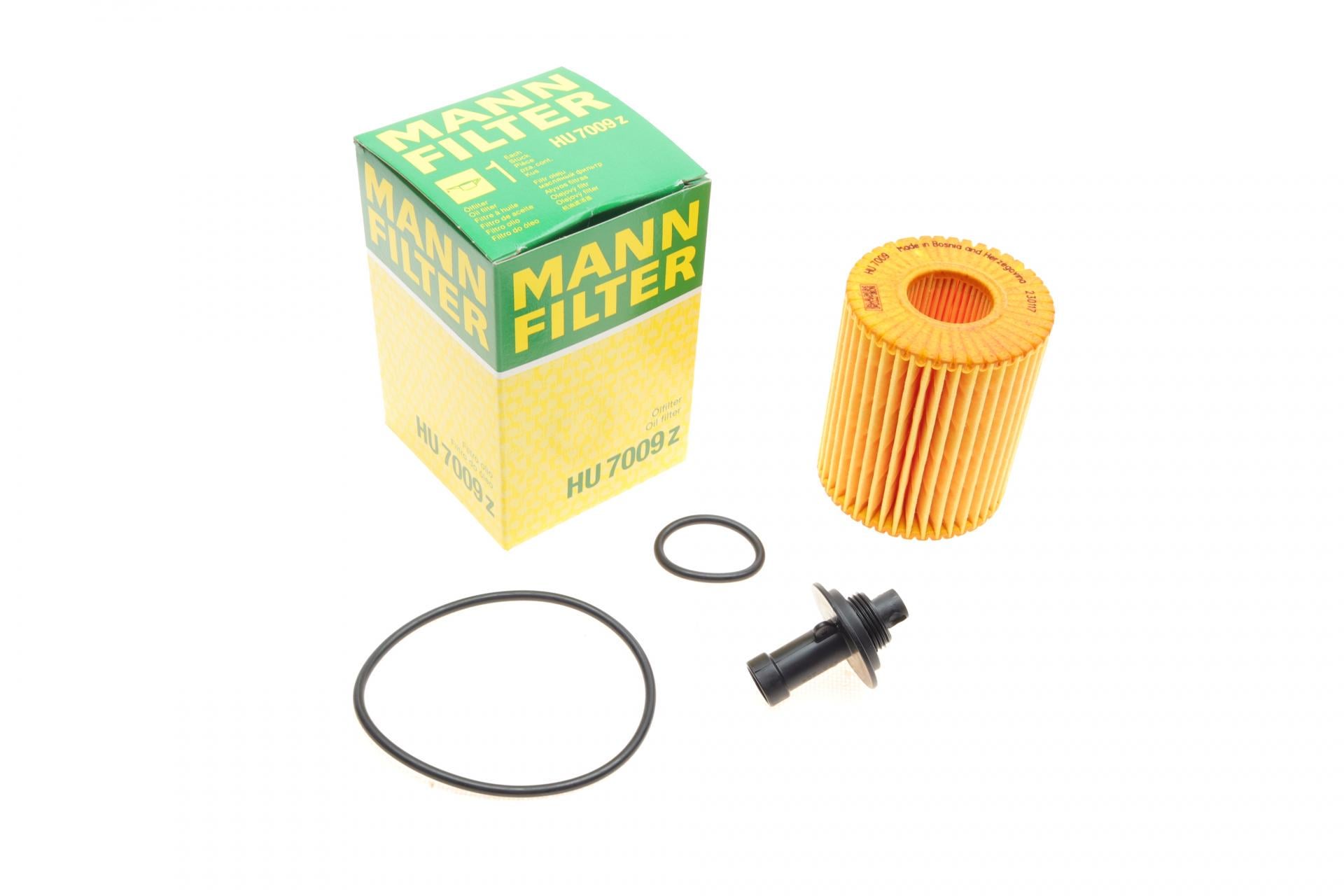 Фильтр масляный Mann-Filter для Lexus/Toyota 2,0/2,2 D-4D 05- (HU 7009 Z)