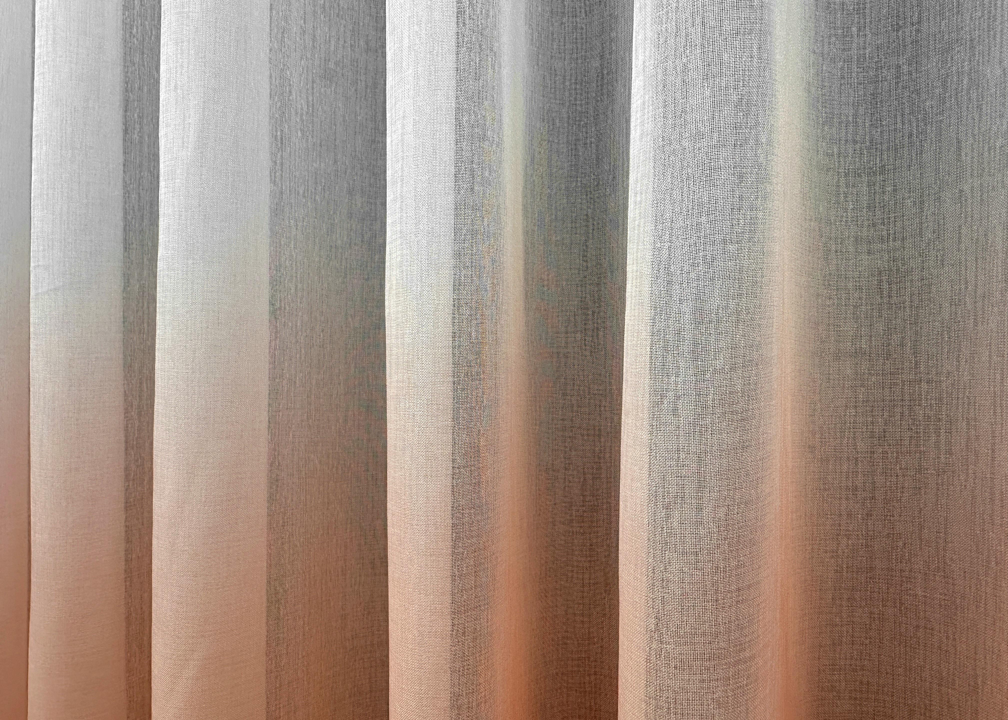 Тюль VR-Textil №578т Омбре Батист 300х250 см Персиковый/Белый (40-027) - фото 5