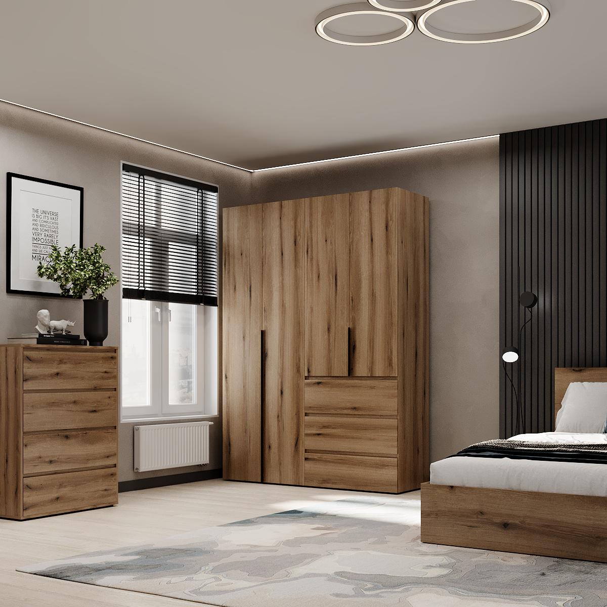 Шафа розпашна комбінована ART IN HEAD №5 Light 1600x500x2200 мм Дуб Евок прибережний (GALTK0510 мм 000000) - фото 4 Шафа розпашна комбінована ART IN HEAD №5 Light 1600x500x2200 мм Дуб Евок прибережний (GALTK0510 мм 000000) - фото 4