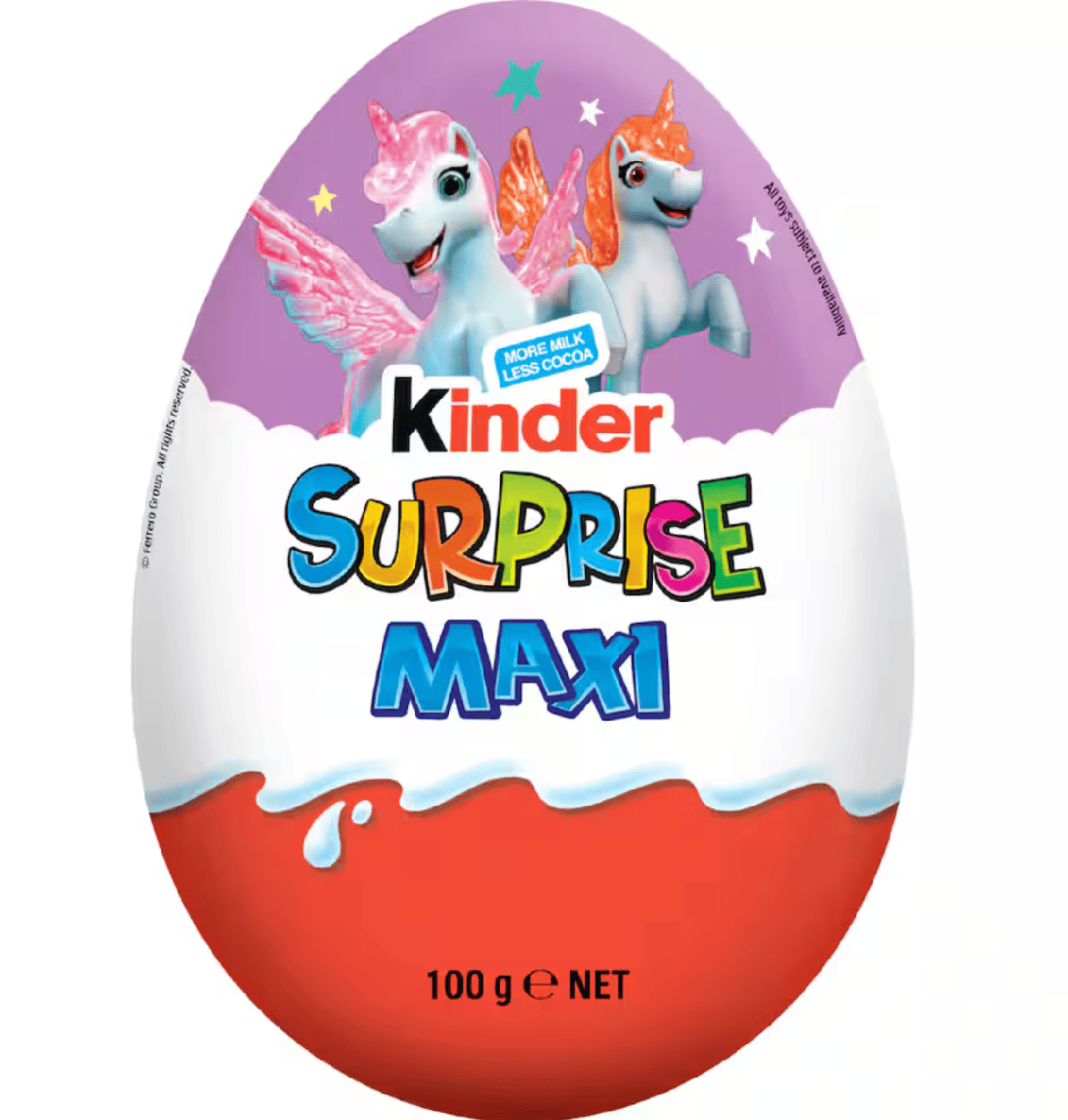 Шоколадне яйце Kinder Surprise Maxi Unicorn Egg 100 г (2933275058)