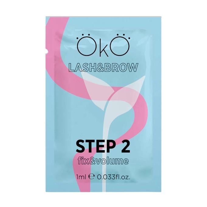 Засіб для ламінування вій та брів OKO STEP 2 FIX&VOLUME 1 мл (011148)