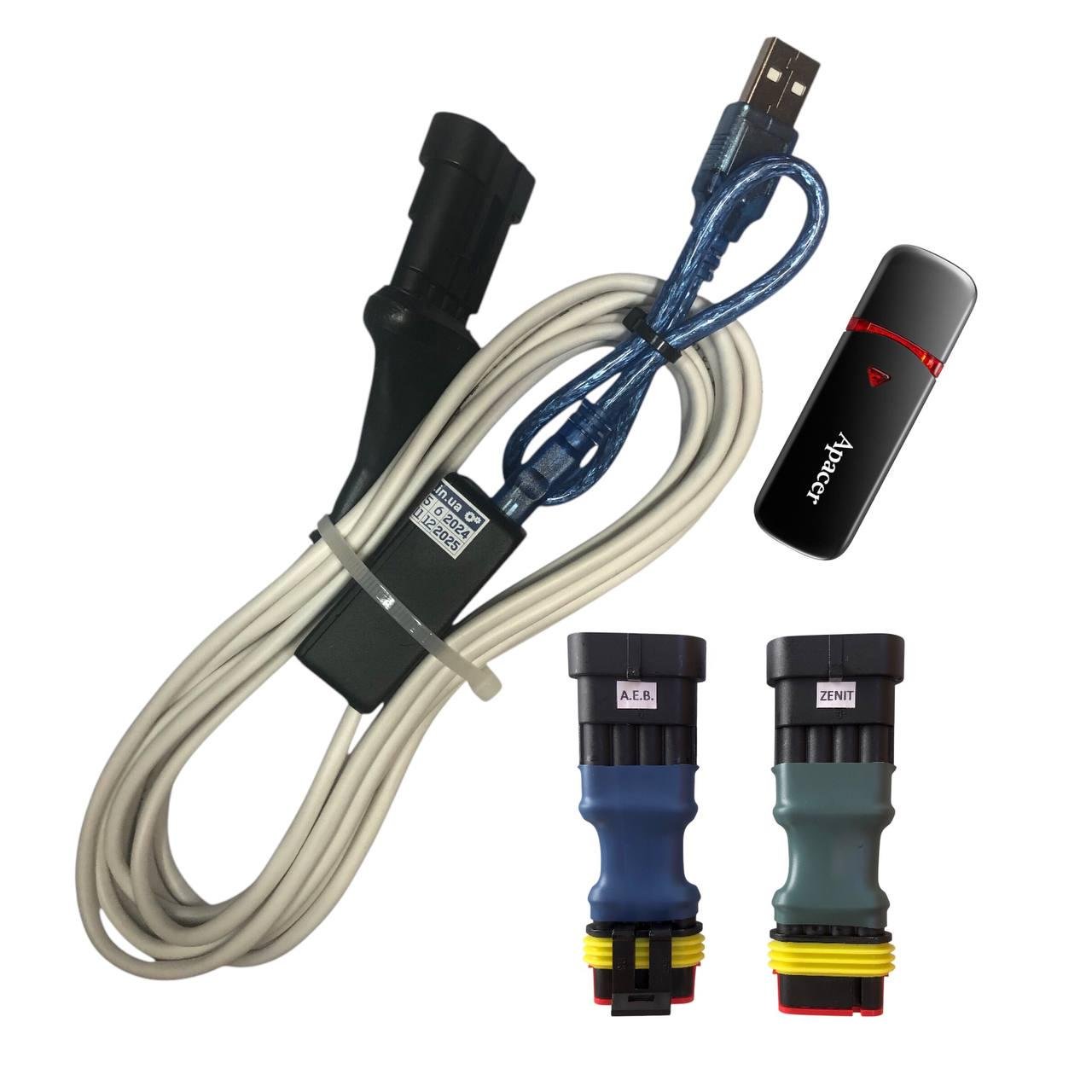 Кабель ГБО STAG AEB Zenit универсальный с флешкой с программами ГБО и драйверами