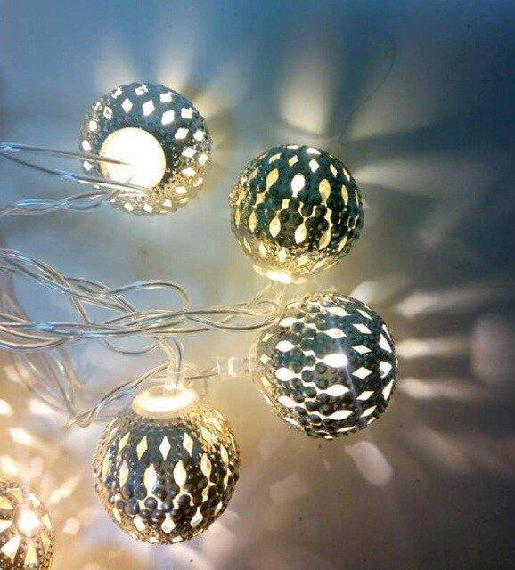 Гирлянда-нить String-Lights 20Metal-WW внутренняя теплый 3 м Белый (МХ 10688) - фото 2