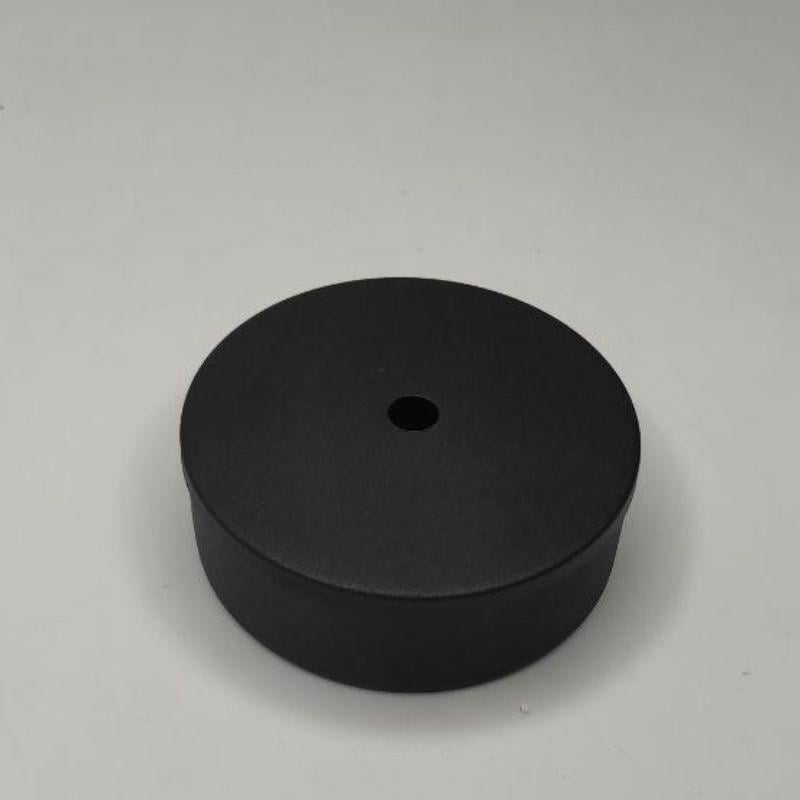 Корпус d 88х32 мм із кришкою d 90х3 мм Чорний (35755)