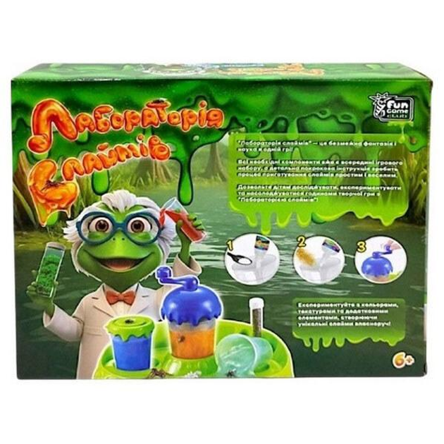 Набір Слаймова лабораторія 4FUN Game Club юний хімік в дії (25906074)