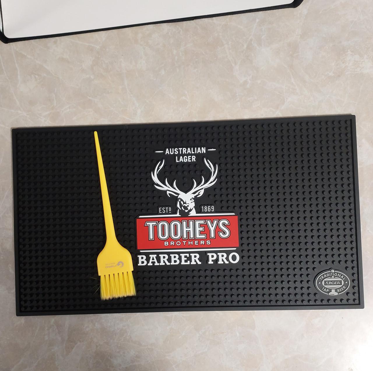 Коврик силиконовый для парикмахерского инструмента ДенІС professional BARBER PRO 45х25 см (2087890129) - фото 2 Коврик силиконовый для парикмахерского инструмента ДенІС professional BARBER PRO 45х25 см (2087890129) - фото 2