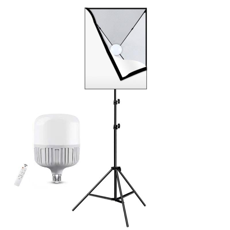 Комплект Led165KIT софтбокс 50х70 см стійка 2 м лампа Led 165 Вт з пультом