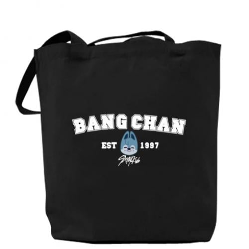 Шоппер Bang Chan Stray Kids 37x41 см Черный (12817484-2-182062)