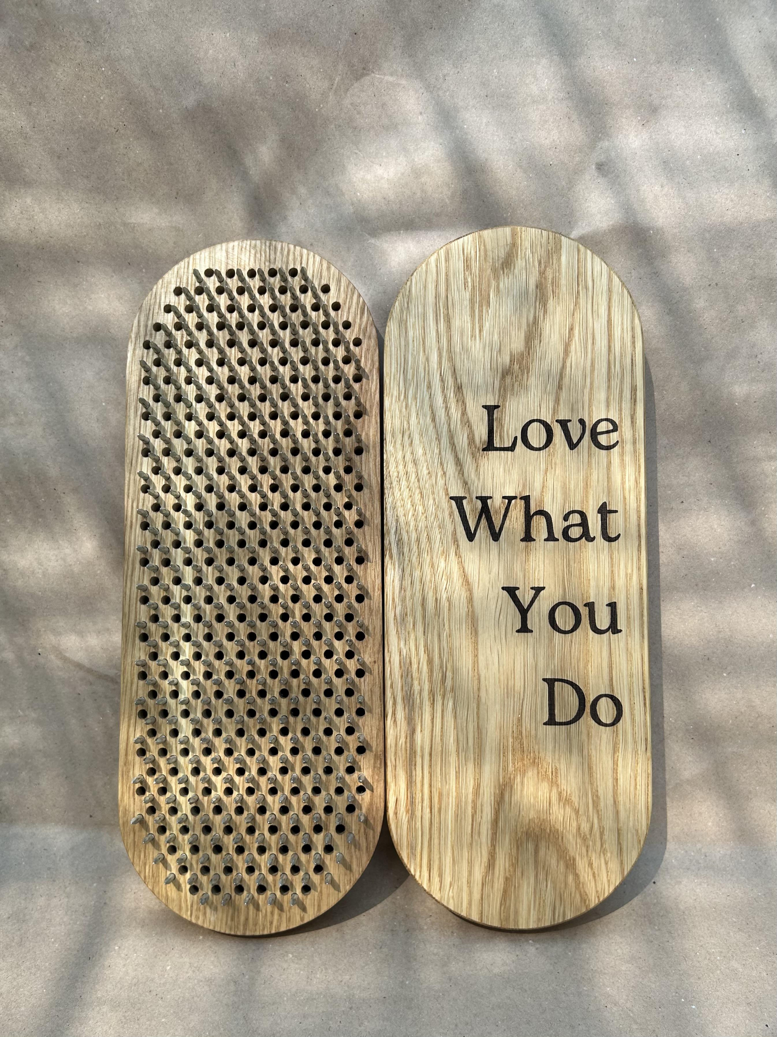 Дошка Садху Do what you love/Love what you do оцинковані цвяхи крок 10 мм (29)