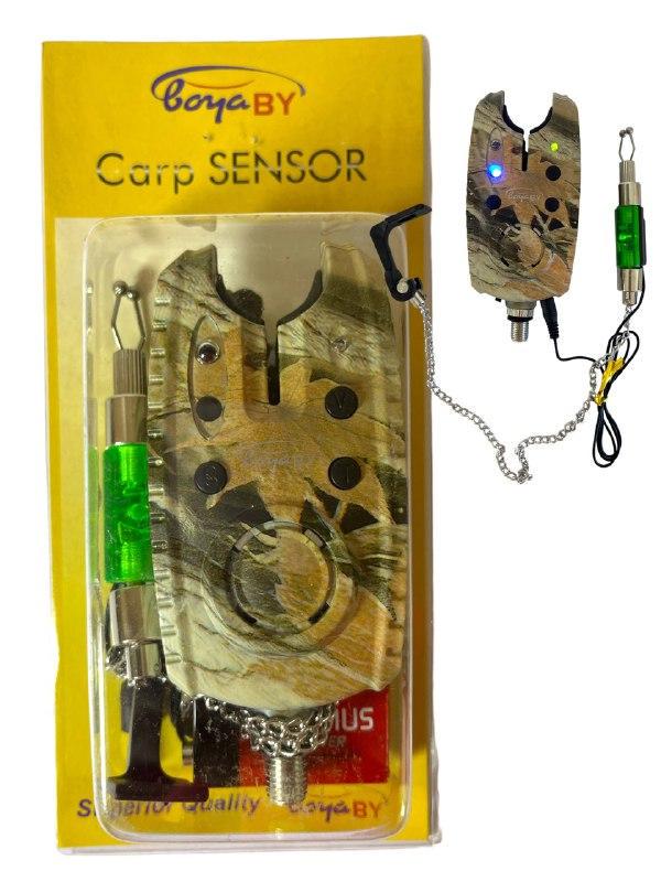 Сигналізатор клювання BoyaBY Carp Sensor YL-6 камуфляж/свінгер на ланцюжку з підключенням Зелений (1898563883) - фото 2 Сигналізатор клювання BoyaBY Carp Sensor YL-6 камуфляж/свінгер на ланцюжку з підключенням Зелений (1898563883) - фото 2