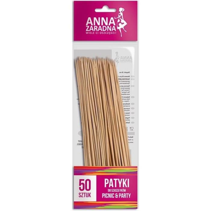 Палочки для шашлыка Anna Zaradna 20 см 50 шт. (007189)