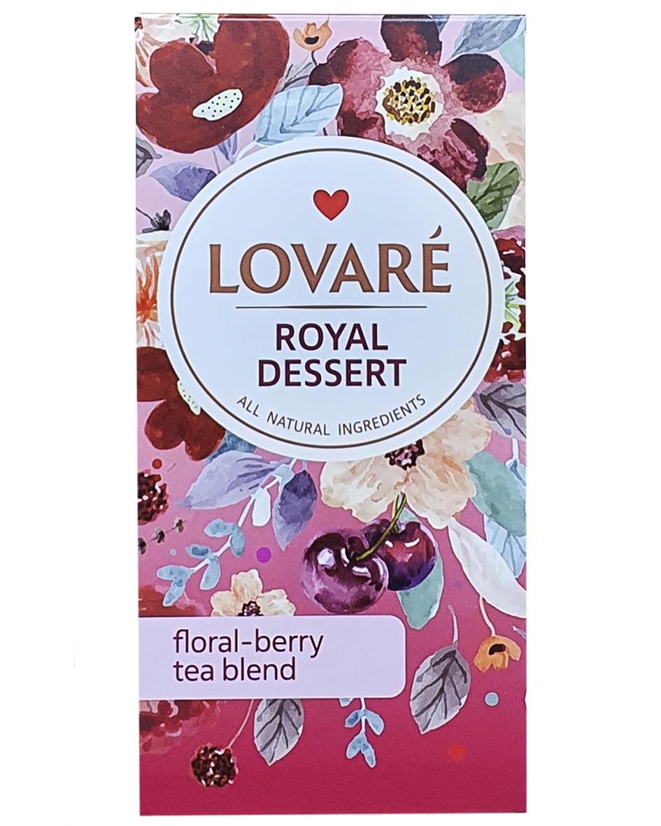 Чай Lovare Королевский десерт в пакетиках 24 пакетика 1,5 г (52167) - фото 3 Чай Lovare Королевский десерт в пакетиках 24 пакетика 1,5 г (52167) - фото 3