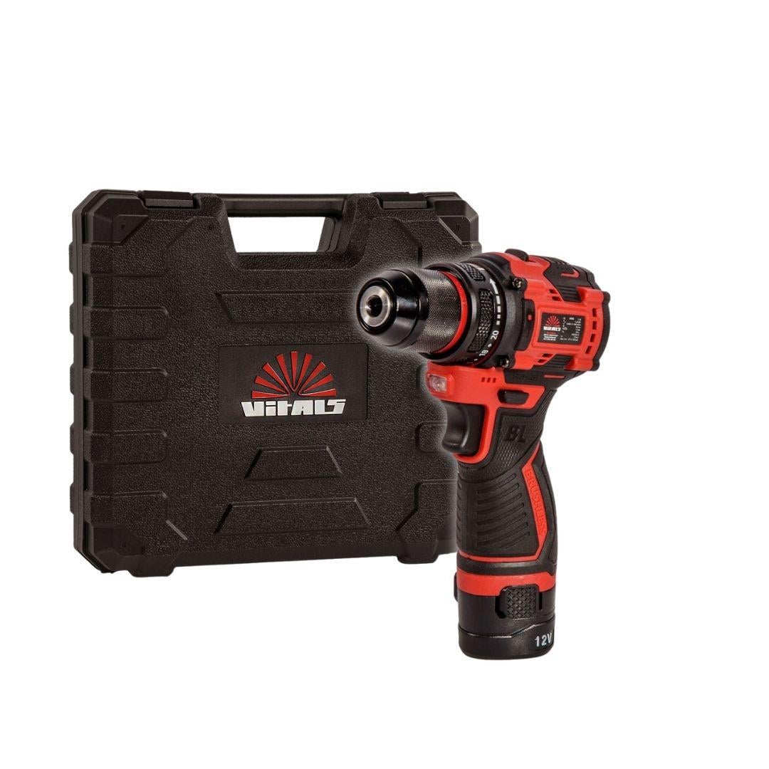Дрель-шуруповерт аккумуляторный Vitals Master AU 1232c BL Kit (31474862)