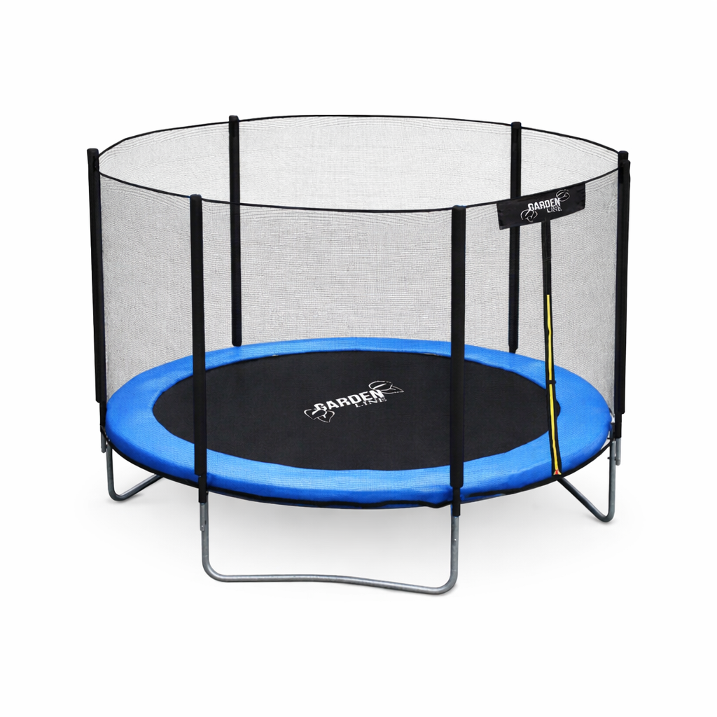 Батут детский CE GS GardenLine TRA9863 252 см с сеткой и стремянкой