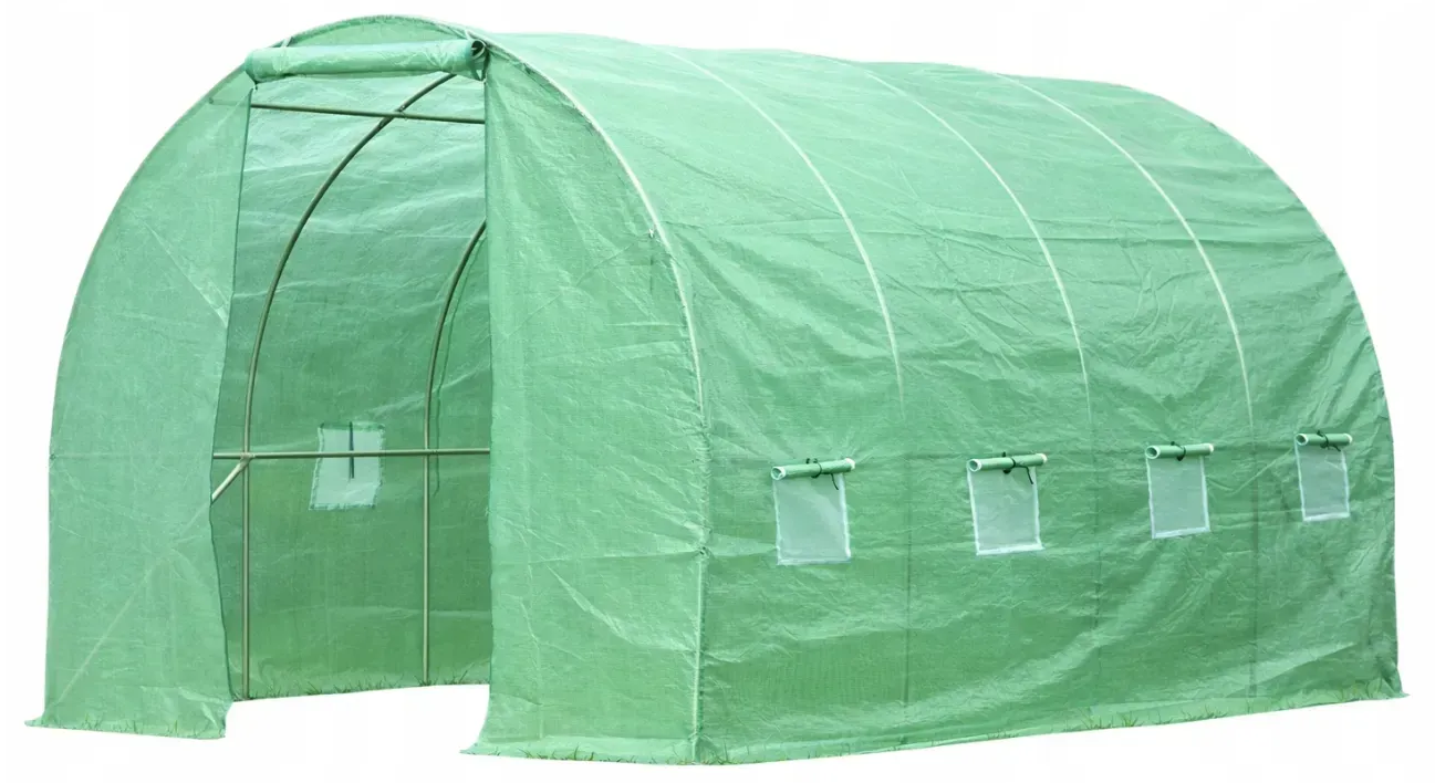 Теплица садовая Ekspand каркас 19 мм 2 входа 12,5м2 2,5х5х2 м (TFO19-2,5X5X2-2-Z) Теплица садовая Ekspand каркас 19 мм 2 входа 12,5м2 2,5х5х2 м (TFO19-2,5X5X2-2-Z)