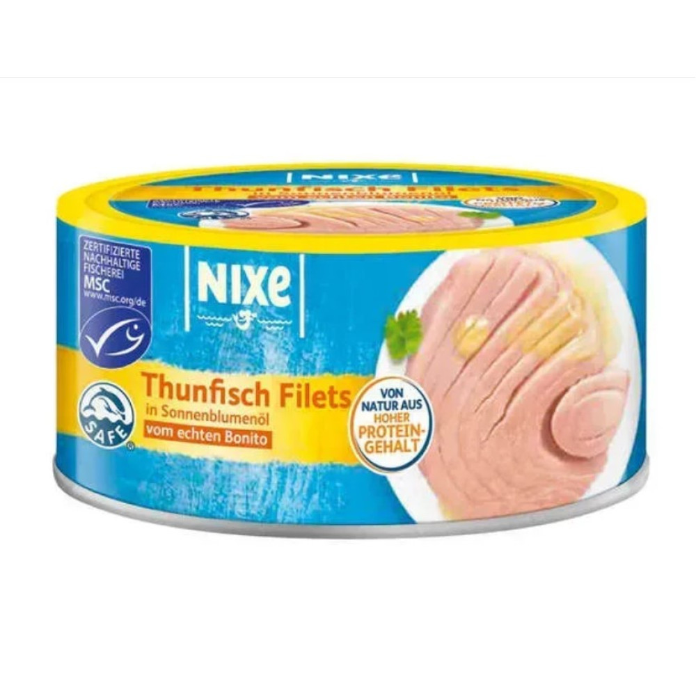 Тунець шматочками у соняшниковій олії NIXE 195 г (33229607)