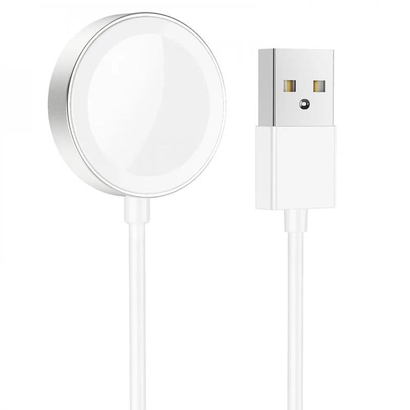 Зарядний пристрій бездротовий Hoco CW39 Wireless charger for iWatch USB White (00000066169_1) Зарядний пристрій бездротовий Hoco CW39 Wireless charger for iWatch USB White (00000066169_1)