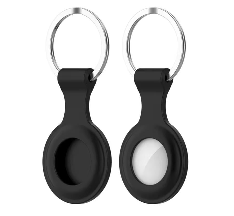 Чехол-брелок силиконовый Primo SS2 для метки трекера Apple AirTag Black (2558168636) - фото 2 Чехол-брелок силиконовый Primo SS2 для метки трекера Apple AirTag Black (2558168636) - фото 2