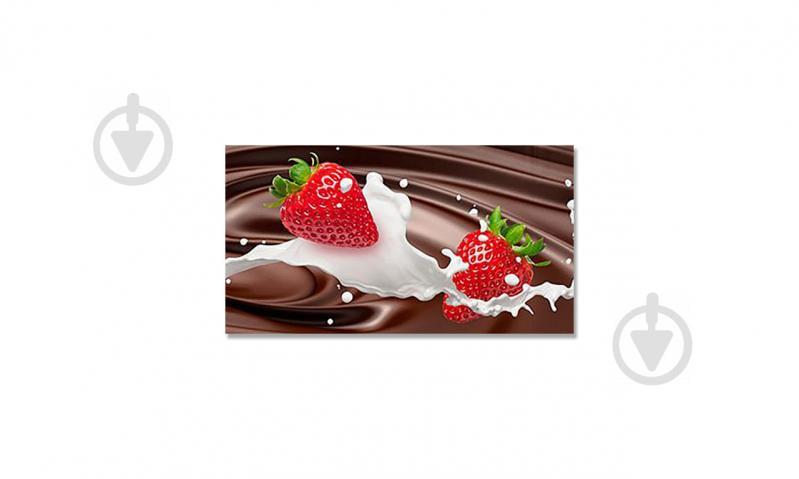 Наклейка виниловая на стол Zatarga "Клубника и Шоколад" 650х1200 мм (Z181326/1st)