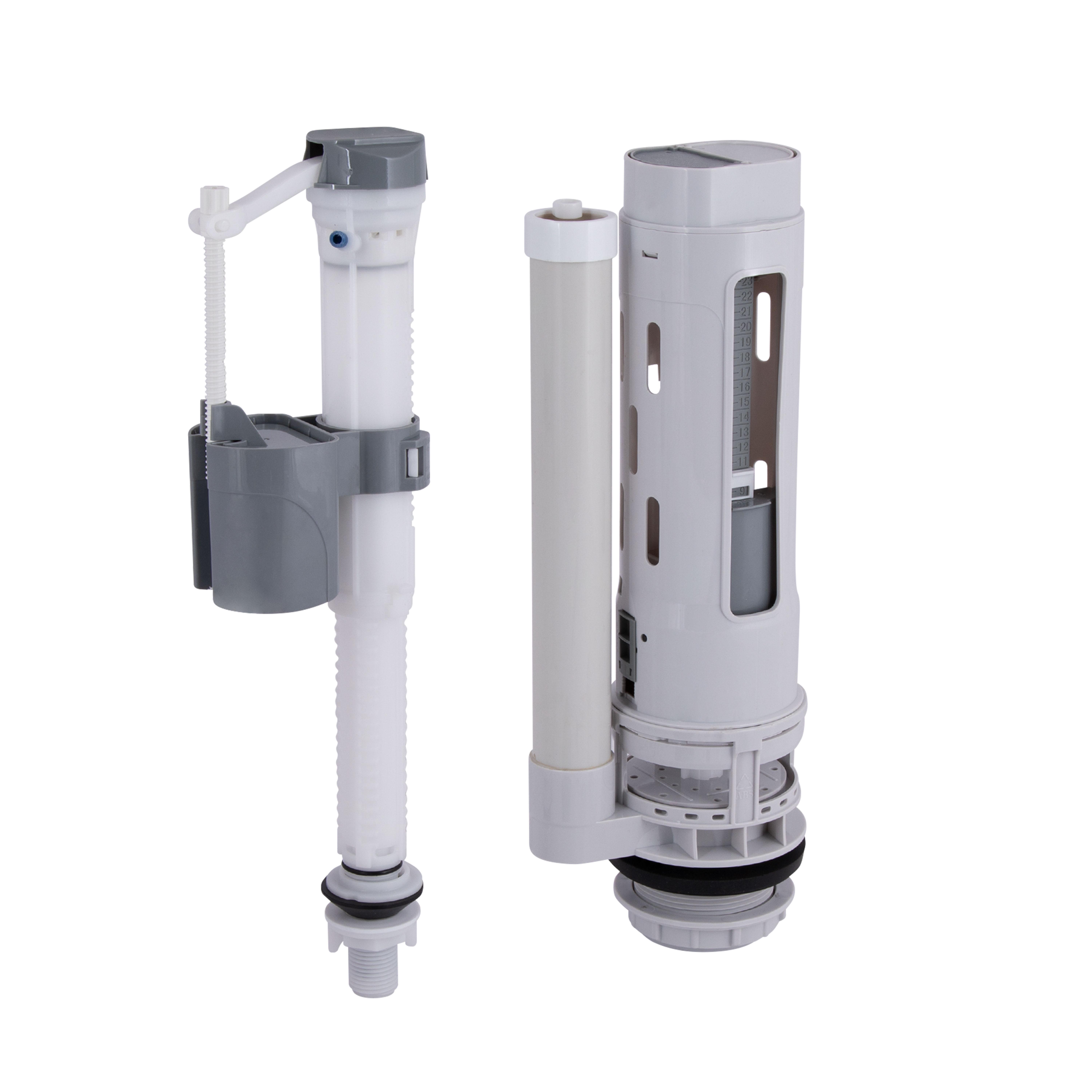 Комплект арматури для бачка унітаза Q-tap QT066HY3CHR 1/2" (235805)