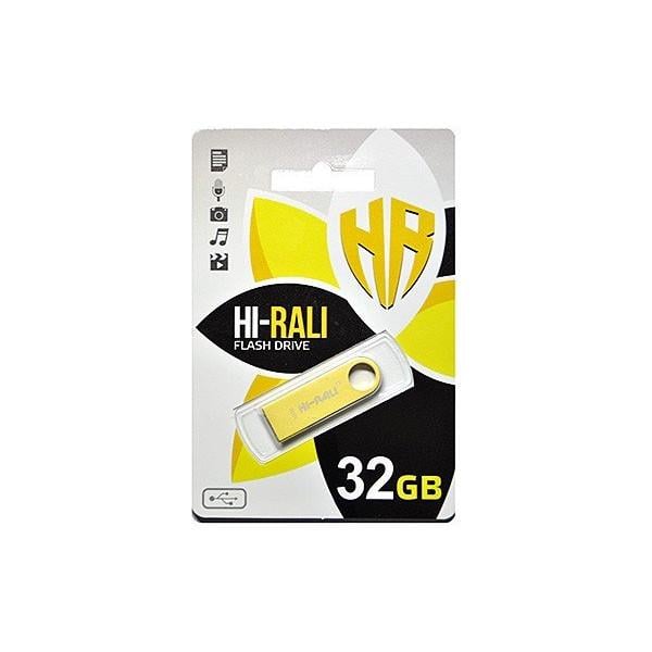 Флешка Hi-Rali USB 32GB Hi-Rali Shuttle Series Gold (HI-32GBSHGD)