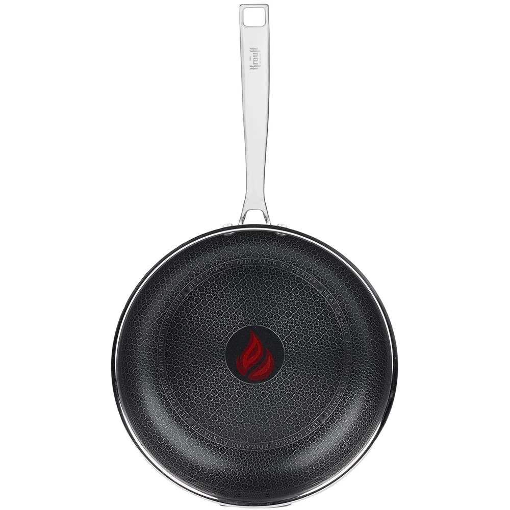 Сковорідка антипригарна Krauff 3-hly NanoPro 25-305-211 з нержавіючої сталі з термоіндикатором 26 см (2597415043)