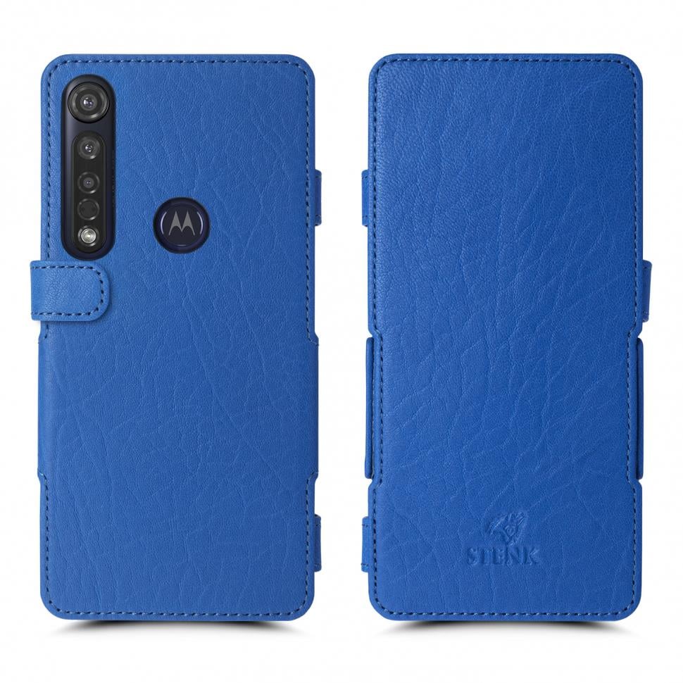 Чохол книжка Stenk Prime для Motorola Moto G8 Plus Ярко-синий (66971)