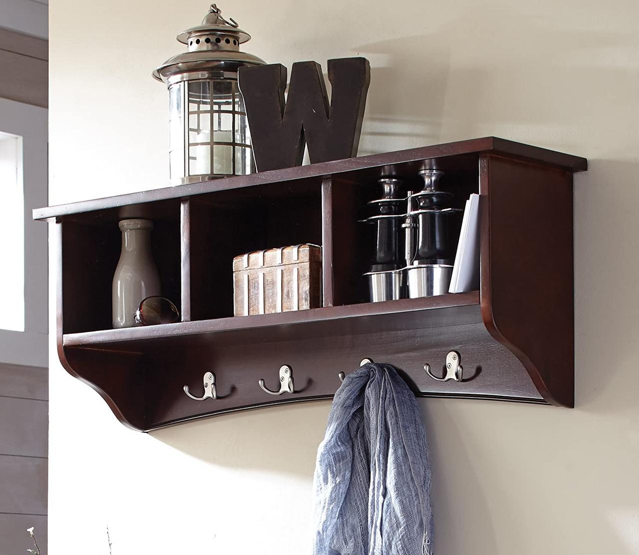 Вешалка для одежды из дерева Эйджакс Мокко (ВДО-004510)