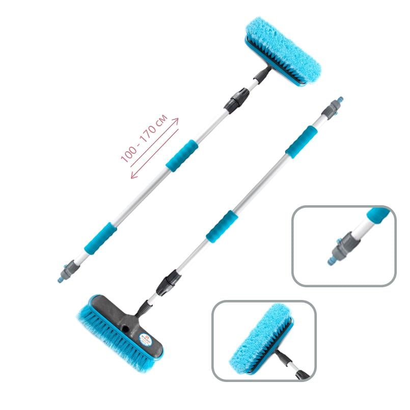 Щетка для мойки автомобилей телескопическая na_58 (длина 100-170 см)
