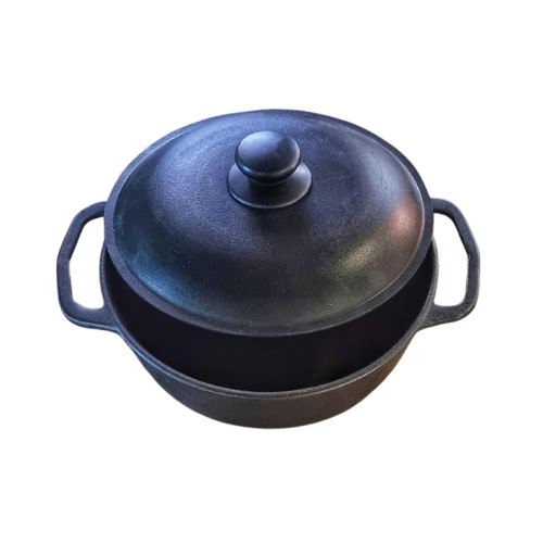 Котелок чавунний з алюмінієвою кришкою 3 л (Т402С2)