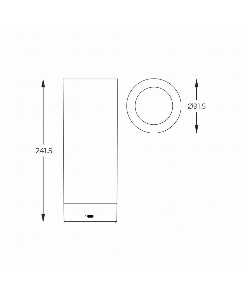 Лампа настольная Majone 1002 Esterno Led 1x1,2W 2700K 100Lm IP20 Bk (20563869) - фото 2