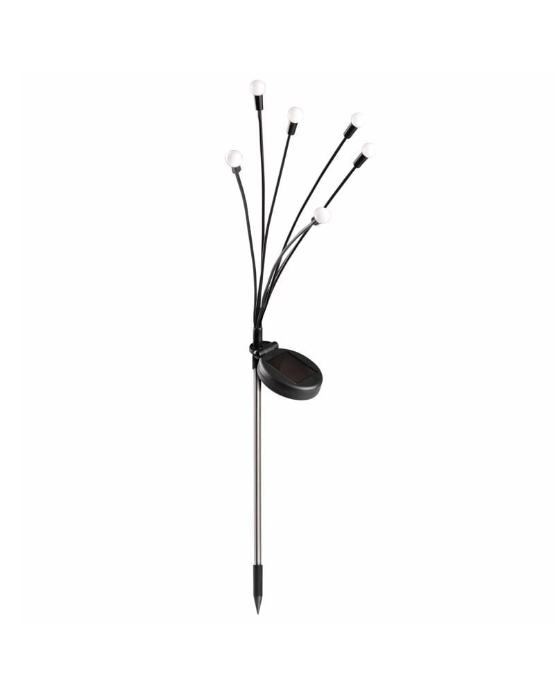 Уличный светильник на солнечной батарее Polux 328168 Fiorini LED 3500K IP44 Черный (26850948)