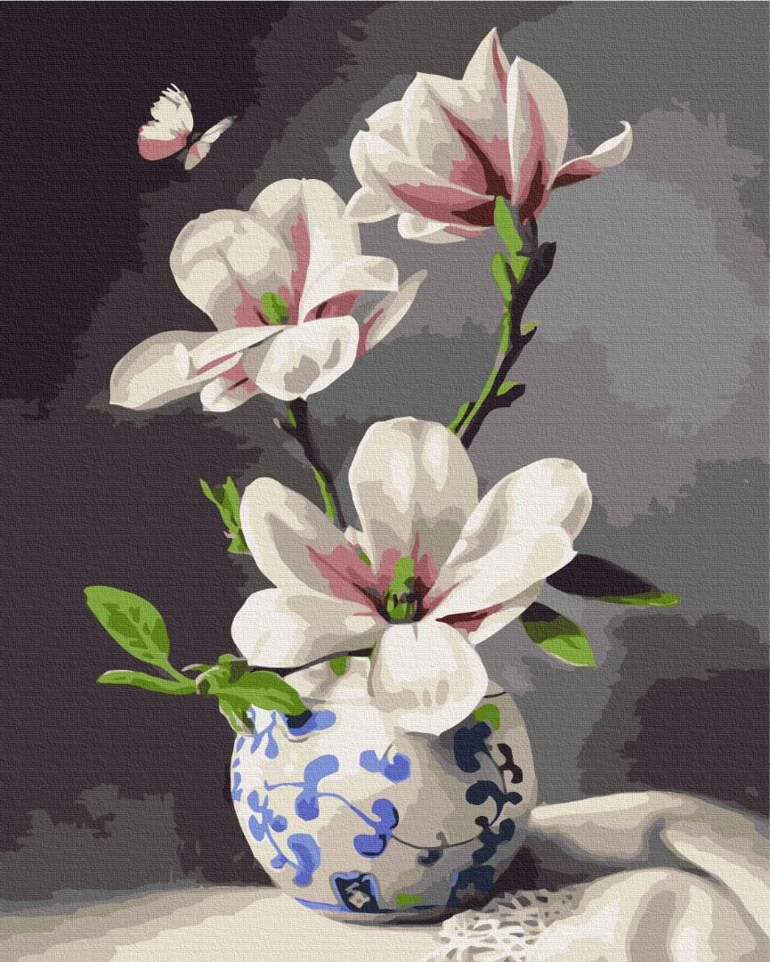 Картина по номерам Brushme Премиум Натюрморт с орхидеей 40x50 см (PBS51906)