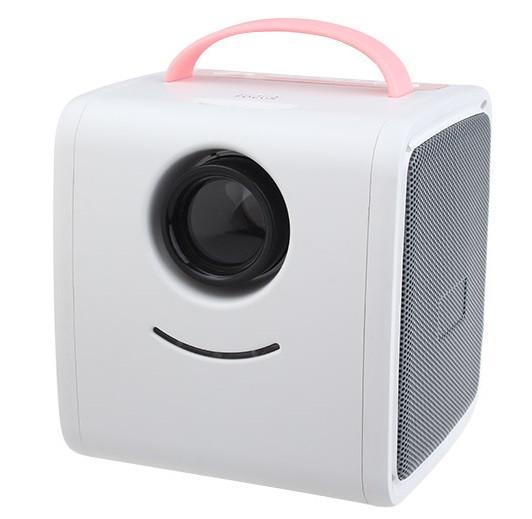 Детский мини-проектор SUNROZ Q2 Kids Story Projector для домашнего использования Бело-Розовый (SUN3417)