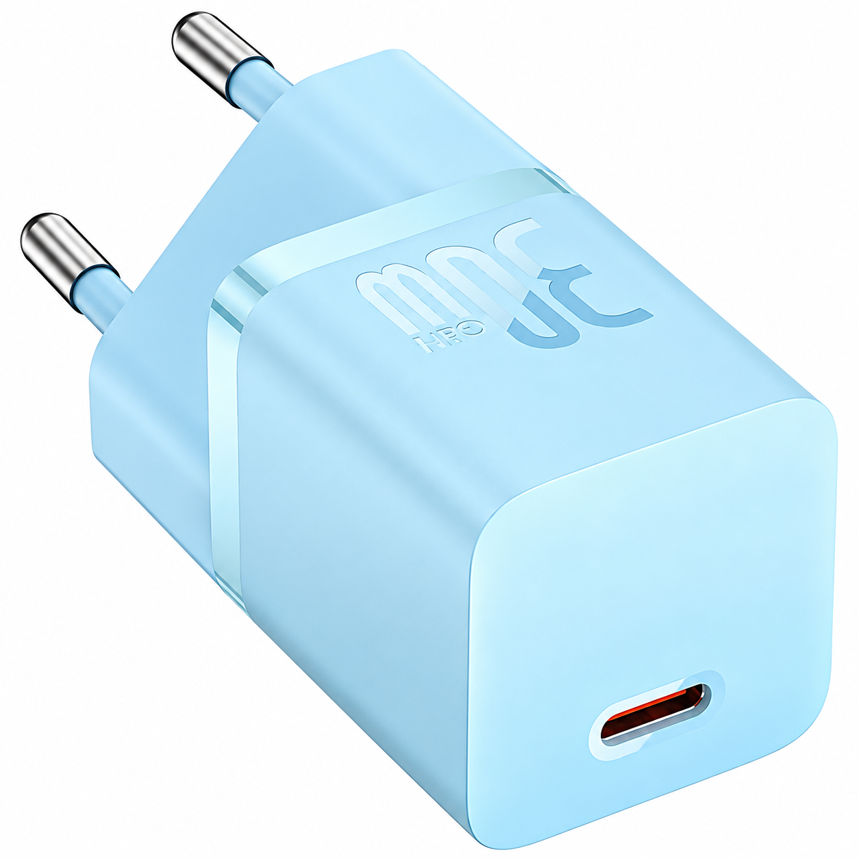 Зарядное устройство BASEUS GaN5 Mini Fast Charger 30W с быстрой зарядкой Type-C 3A Голубой (597360004) Зарядное устройство BASEUS GaN5 Mini Fast Charger 30W с быстрой зарядкой Type-C 3A Голубой (597360004)