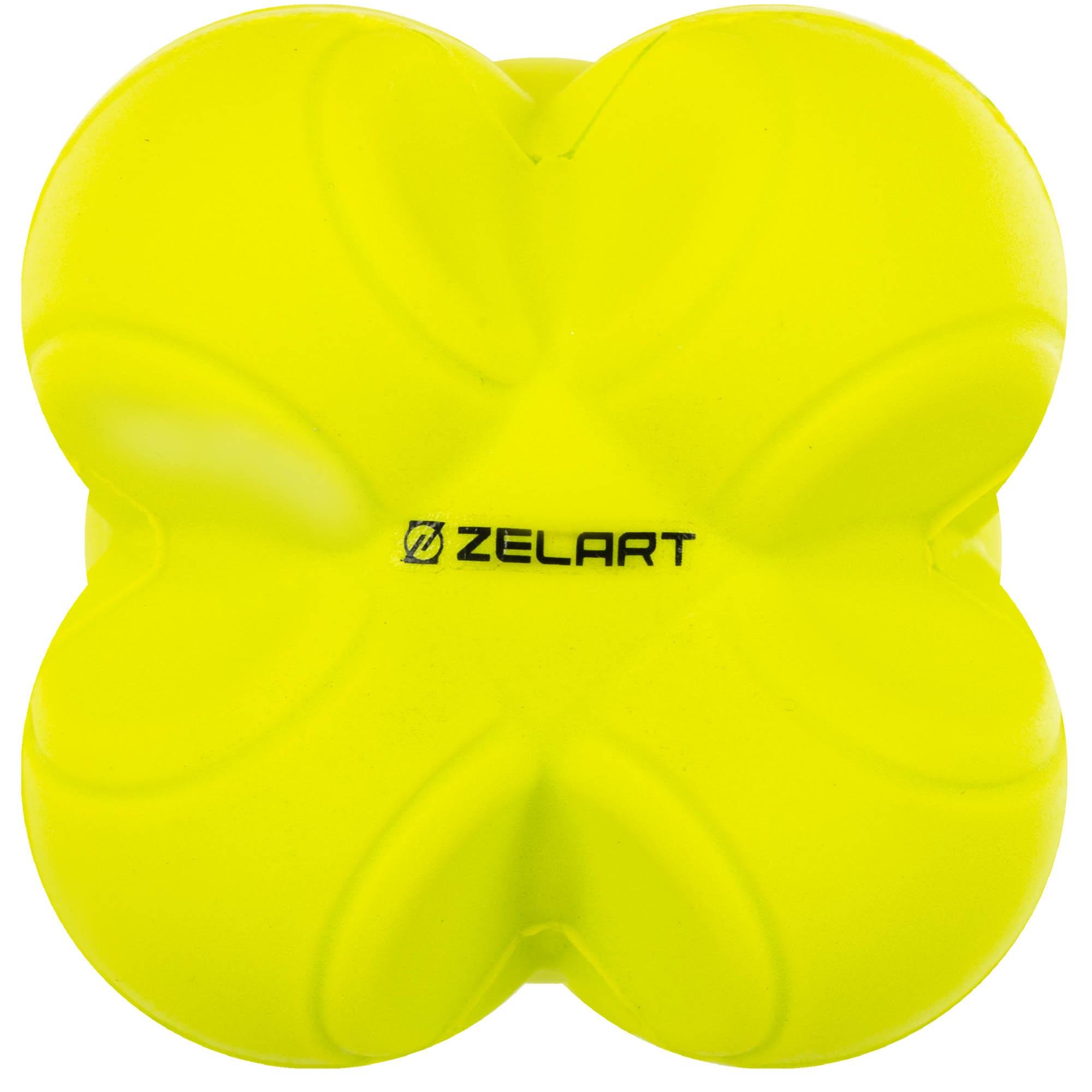 М'яч для тренування реакції MDbuddy FI-5346 REACTION BALL PU 7 см Салатовий (FI-5346_Салатовый)