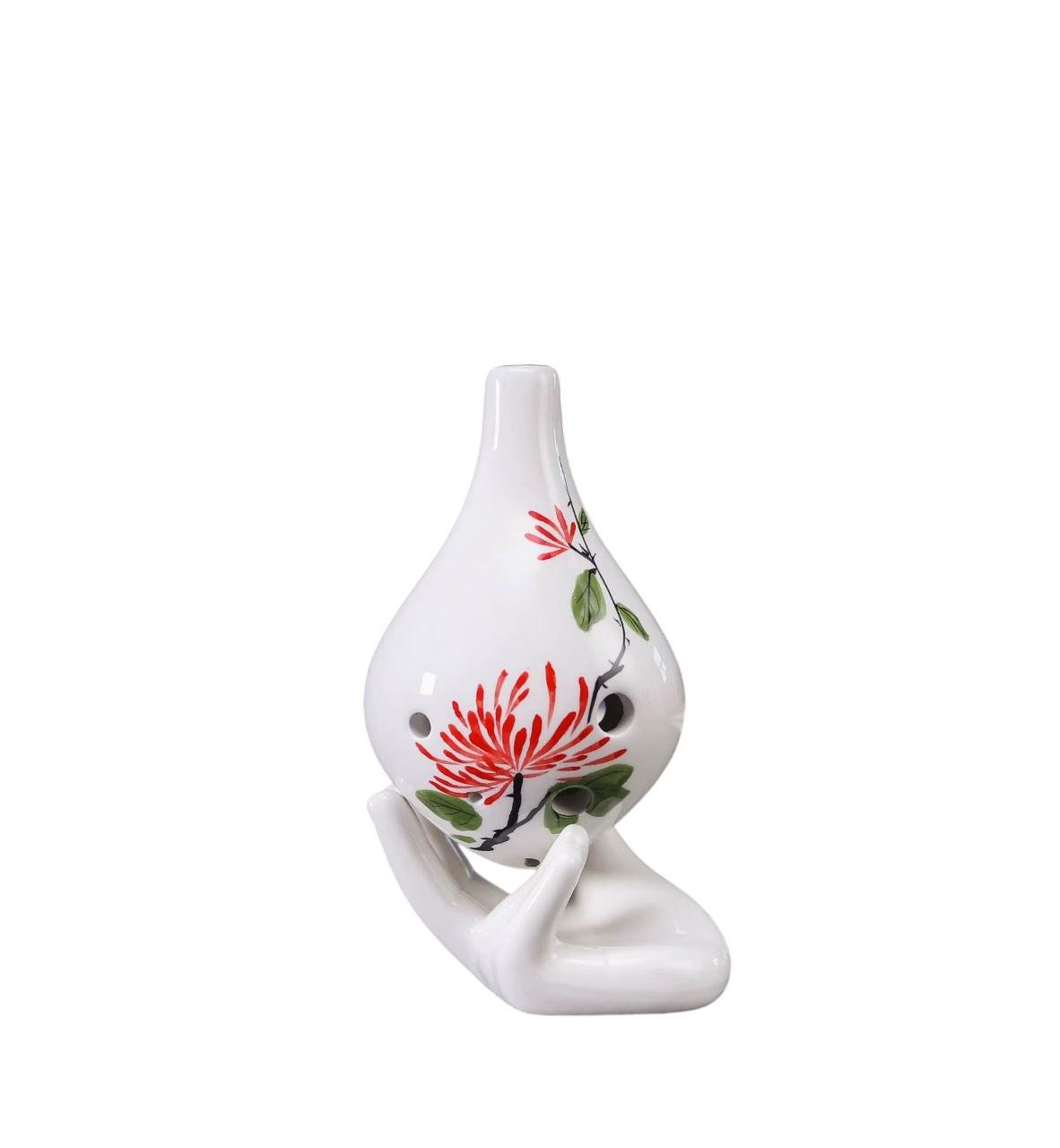 Окарина Alfabeto OC6T-CM/Tuba Ceramic Ocarina Chrysanthemum (29966409)