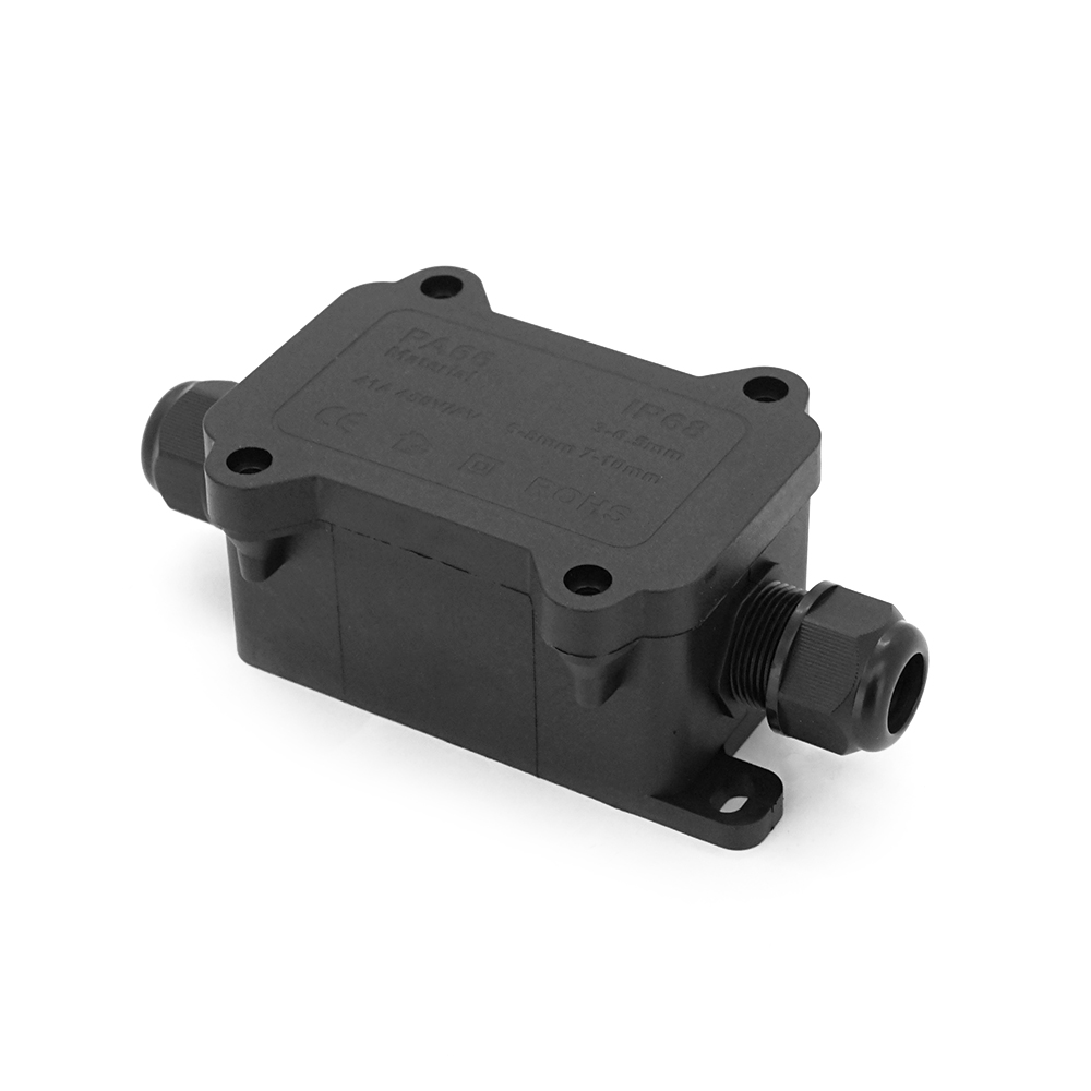 Распределительная коробка герметичная CN801 PG9 4 1 6 контактов пластиковый корпус IP68 8 мм (YUT_V827)