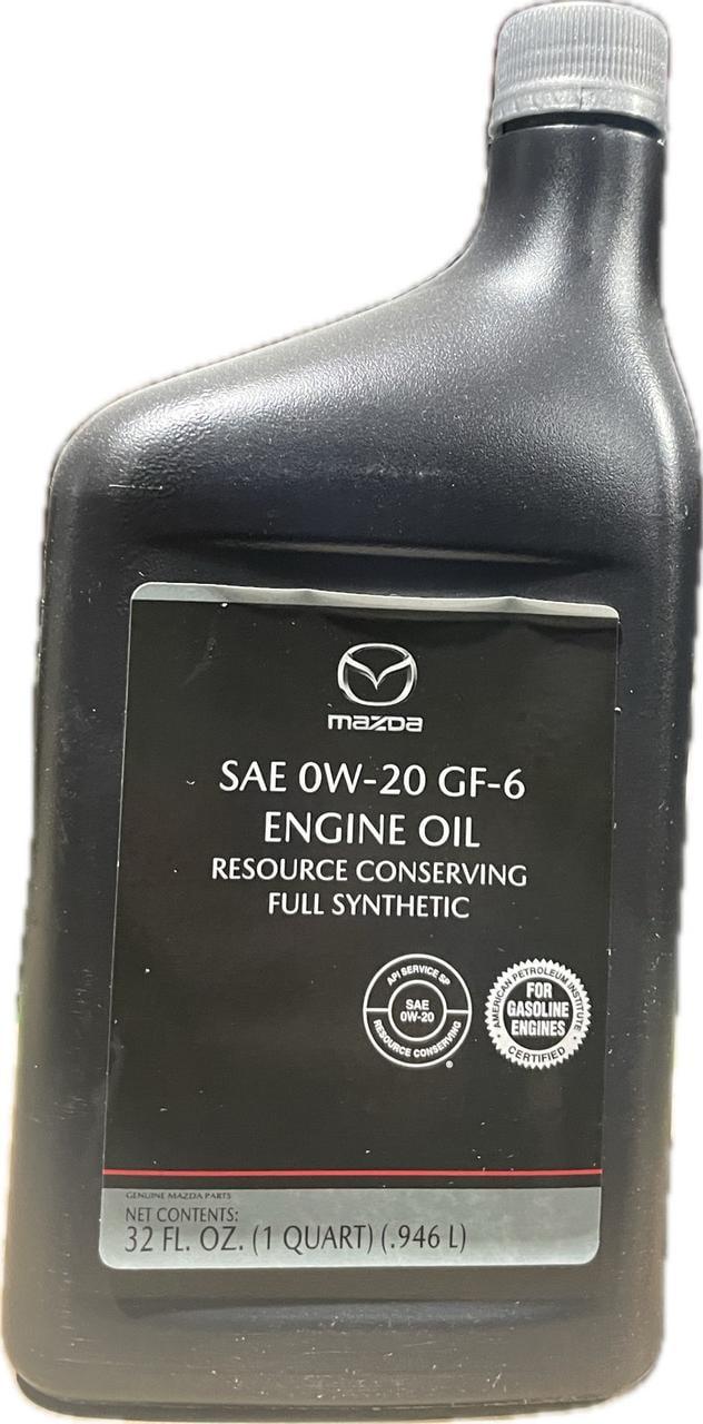 Моторное масло Mazda Super Premium 0W-20 0,946 л (0000G60W20QT)