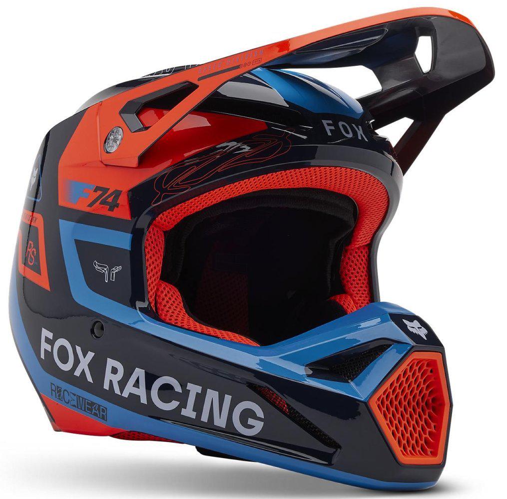 Мотошолом Fox V1 HELMET RACE SPEC M Midnight (47921)