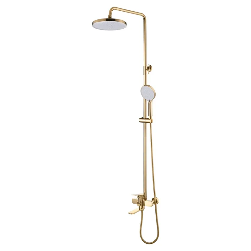Душова колона із змішувачем MIXXUS Wilson 009-J Brushed Gold (MI7124) Душова колона із змішувачем MIXXUS Wilson 009-J Brushed Gold (MI7124)