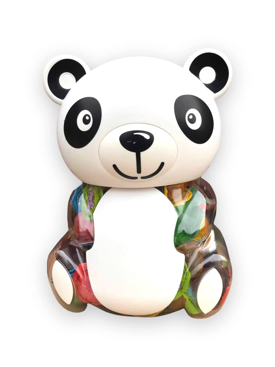 Желе фруктовое в банке-копилка Fruit Jelly Панда 100 шт. Белый (00000003592)