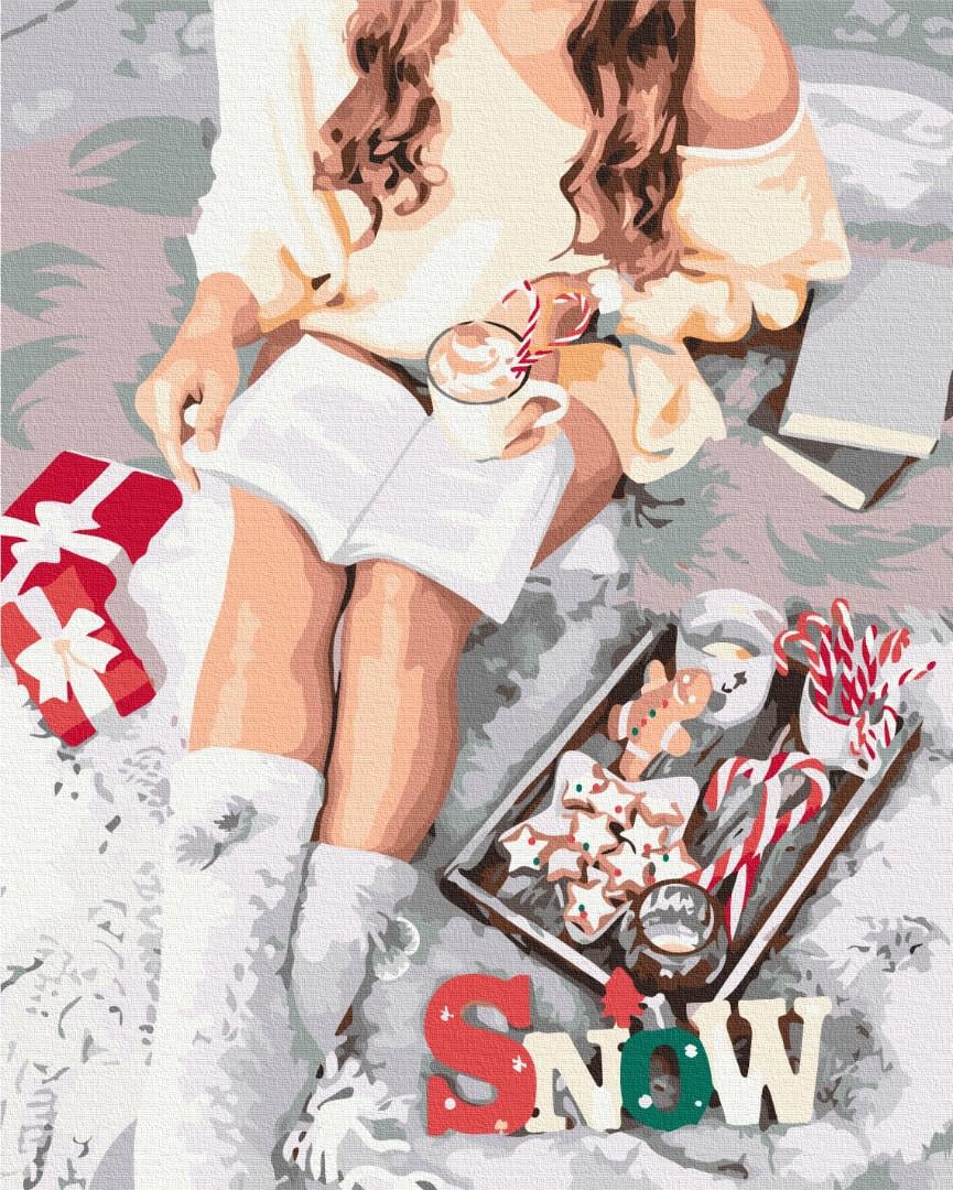 Картина по номерам Brushme Премиум Зимнее настроение 40x50 см (PBS52780)