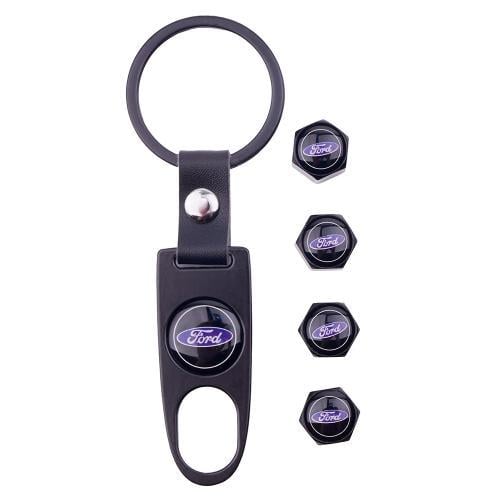 Колпачки на ниппель модельные с брелоком CN FORD (00000063835)