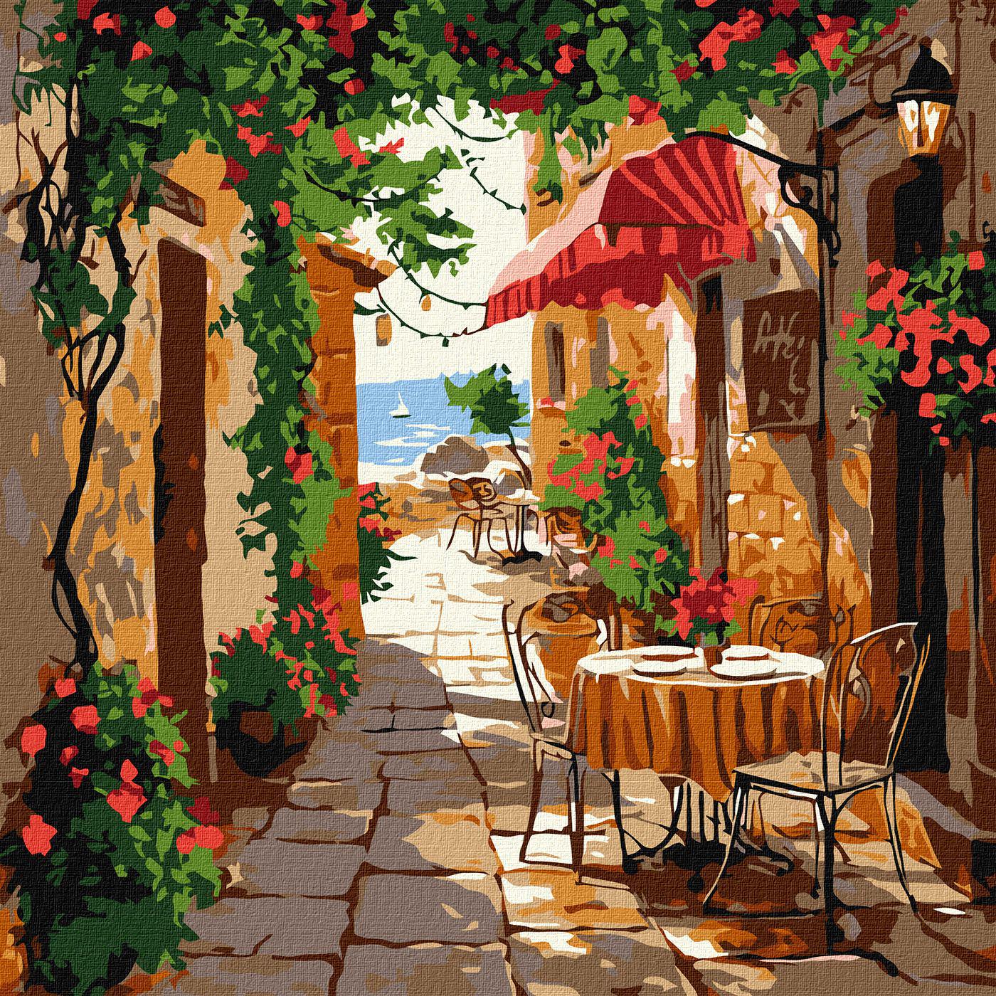 Набір для розпису по номерах Ideyka Кав’ярня з вінтажними меблями КНО6381 30x30 см (MTT-198646) - фото 1 Набір для розпису по номерах Ideyka Кав’ярня з вінтажними меблями КНО6381 30x30 см (MTT-198646) - фото 1