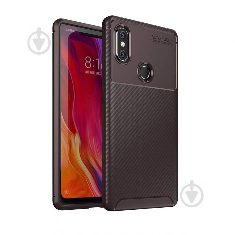 Чехол Carbon Case Xiaomi Mi 8 Se Коричневый (hub_tHIH58725)
